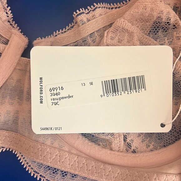 NWT Wolford Esmeralda Underwire Bra Rosepowder 32C - Picture 8 of 11